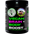 Vegan Brain & Body Boost: the Cherry on Top of a Plant-Based Lifestyle | Working Intelligence | Anti-Aging | Physical Fitness | Vegan Amino Acids - Creatine, Taurine & Beta Alanine | 67 Servings/500G