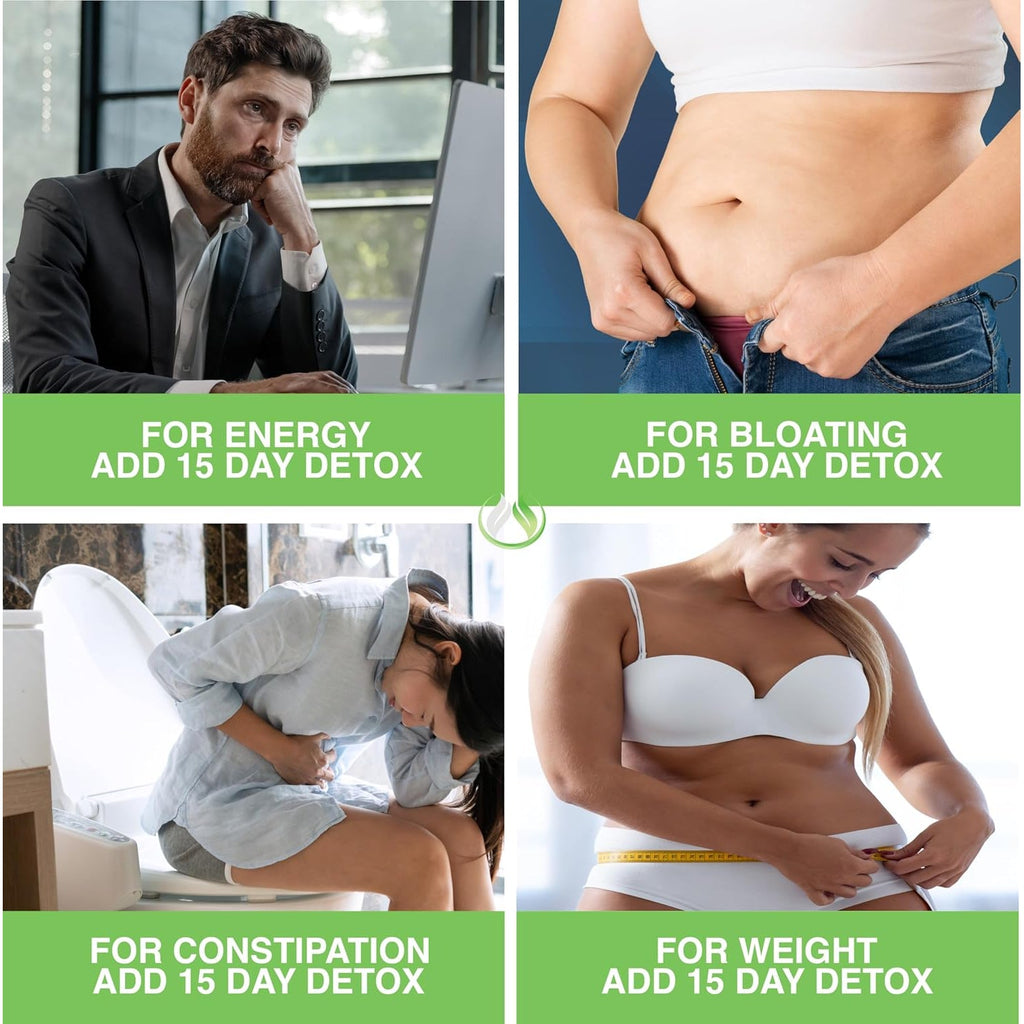 THE ENCLARE NUTRITION Colon Cleanse 15 Day Gut Cleanse Pills - Colon Cleanser for Women & Men - Psyllium Probiotic Laxatives for Constipation, Bloating Relief, Detox Cleanse Weight Loss Support (1)