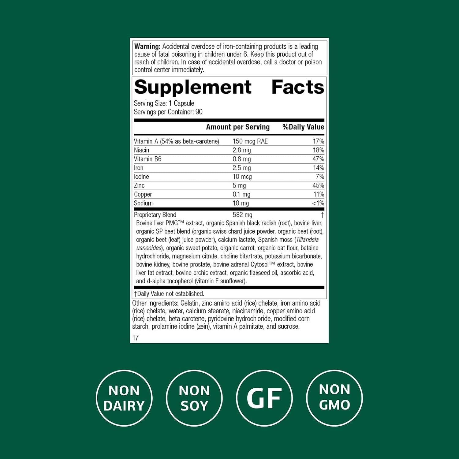 Standard Process Livaplex - Whole Food Bowel, Digestion and Digestive Health, Liver Health and Gallbladder Support with Spanish Black Radish, Betaine Hydrochloride, and Organic Carrot - 90 Capsules
