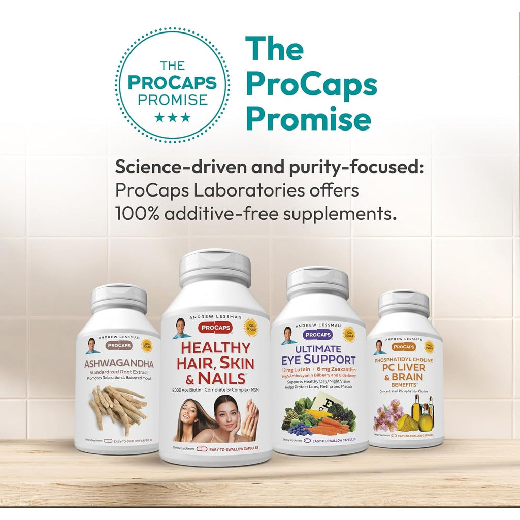 ANDREW LESSMAN Berberine Phospholipid Complex 60 Capsules - Barberry Root Extract. Small Easy to Swallow Capsules