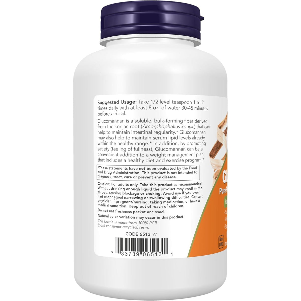 NOW Foods Supplements, Glucomannan (Amorphophallus Konjac) Pure Powder, Supports Regularity*, Healthy Weight Management*, 8 Ounce (Pack of 1)
