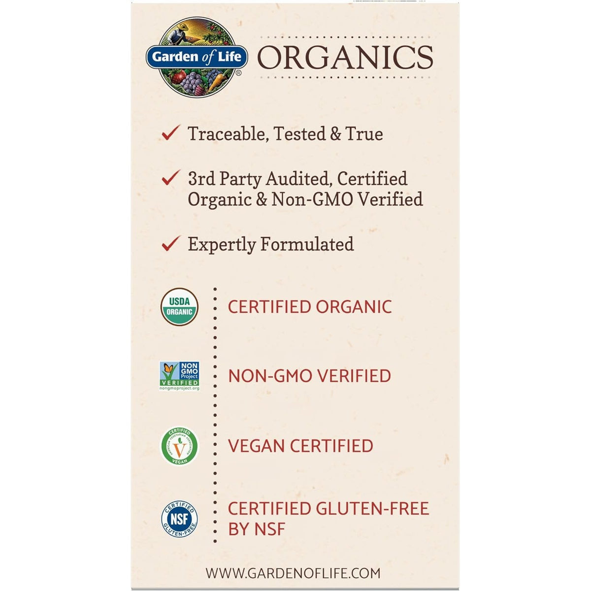 Garden of Life Organic Ashwagandha Supplement with Probiotics & Ginger - Stress, Mood & Energy Support, Vegan, Gluten Free, Non GMO, 2 Month Supply, 60 Tablets