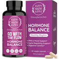 Happy Healthy Hippie Hormone Balance for Women — PMS Support & PMDD, Mood, Cycle Regularity — Chasteberry Supplements with Maca, Dong Quai, Black Cohosh — Vegan, Non-Gmo, 60 Capsules