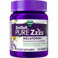 Zzzquil Pure Zzzs Melatonin Gummies, Sleep Aid, Melatonin 2Mg, with Chamomile & Lavender, Melatonin Sleep Gummies, Sleep Aids for Adults, Wildberry Vanilla Flavored, 24 Sleep Gummies