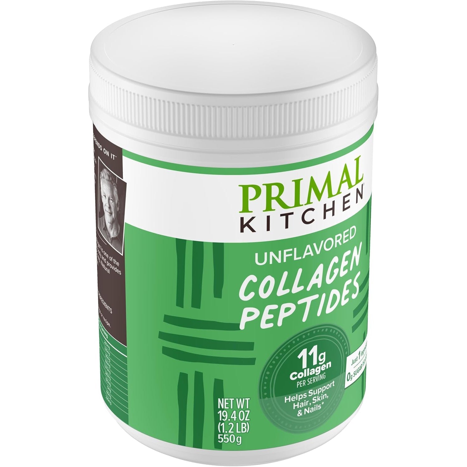 Primal Kitchen Collagen Peptides, Unflavored Collagen Powder, 1.2 Pounds