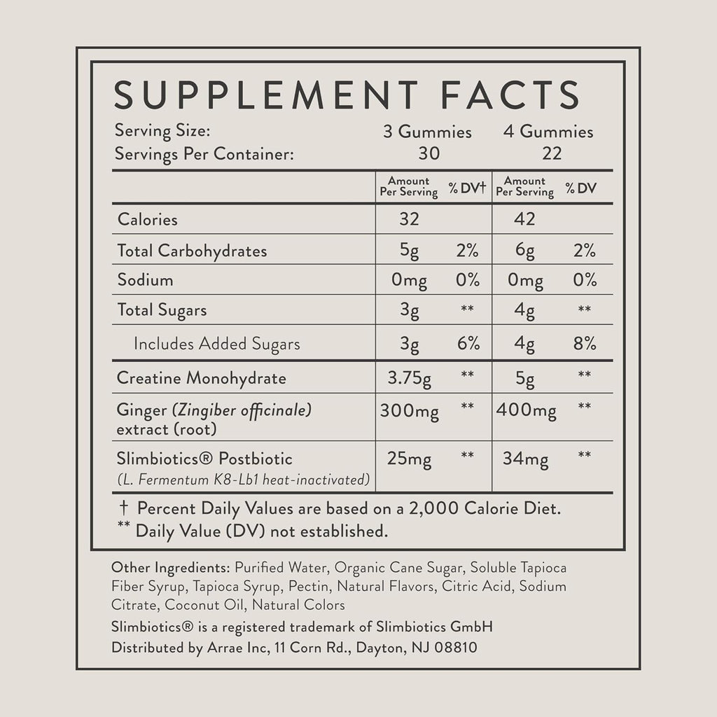 Arrae Tone Gummies – Creatine Monohydrate 5G for Women – Support Lean Muscle, Strength & Recovery – Hormone-Friendly Muscle Toning Supplement – Mixed Berry Flavor – 90 Count