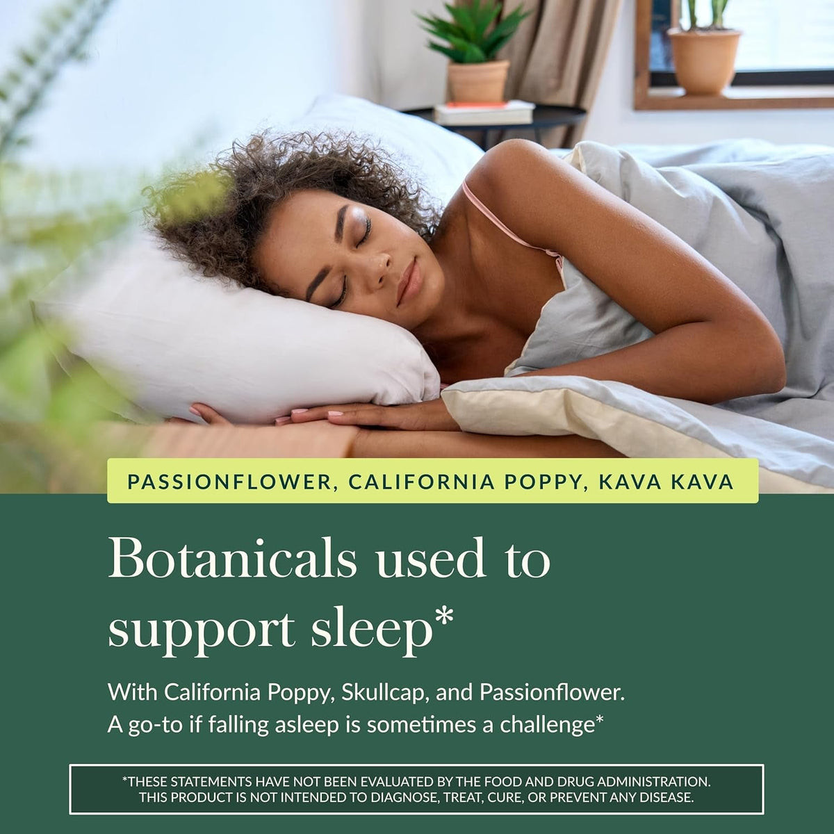 Gaia Herbs Sound Sleep - Sleep Support Supplement - Herbal, Plant-Powered Support for Calm & Relaxation* - Valerian Root, Passionflower & More - 120 Vegan Liquid Phyto-Capsules (40 Servings)