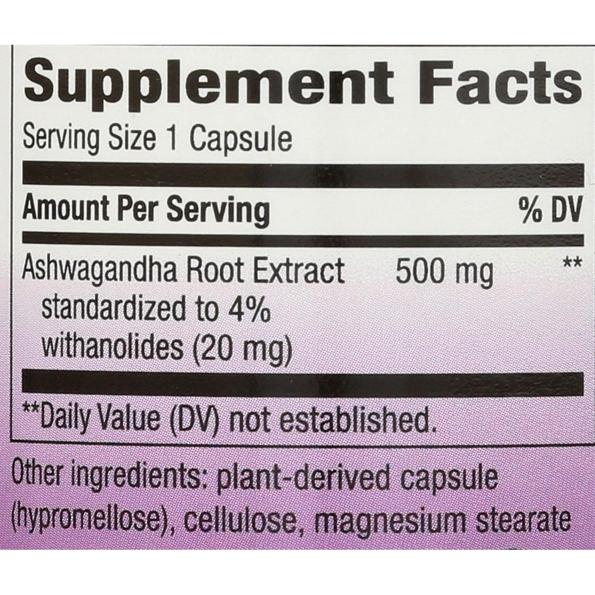 Nature'S Way Ashwagandha, 500 Mg per Serving, 60 Vcaps (Packaging May Vary)(Packaging May Vary)