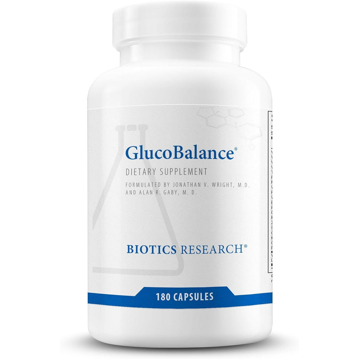 Biotics Research Glucobalance Chromium, Vanadium, L Carnitine Supplement, Supports Metabolic Health and Maintain Healthy Blood Lipid Levels - 180 Capsules