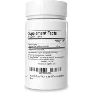 BIOTICS RESEARCH De-Stress Patented Nutrient Designed to Support Calmness, Healthy Sleep Habits, All-Natural Supports Mental Wellness & Calm. 30 Capsules
