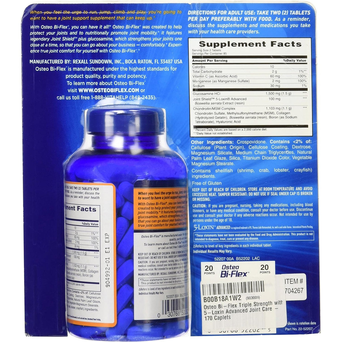 Osteo Bi-Flex Triple Strength - 170 Caplets
