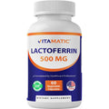 Vitamatic Lactoferrin 500Mg – 60 Vegetable Capsules Promotes Healthy Immune Function