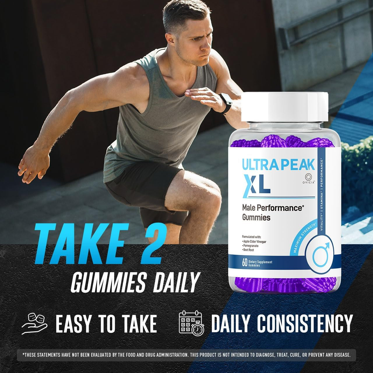 Ultra Peak XL Gummies - Ultra Peak XL Advanced Formula Gummys Support Maximum Strength, Daily Premium All Natural Vitamins for Overall Health & Wellness Reviews, 60 Gummies for 1 Month