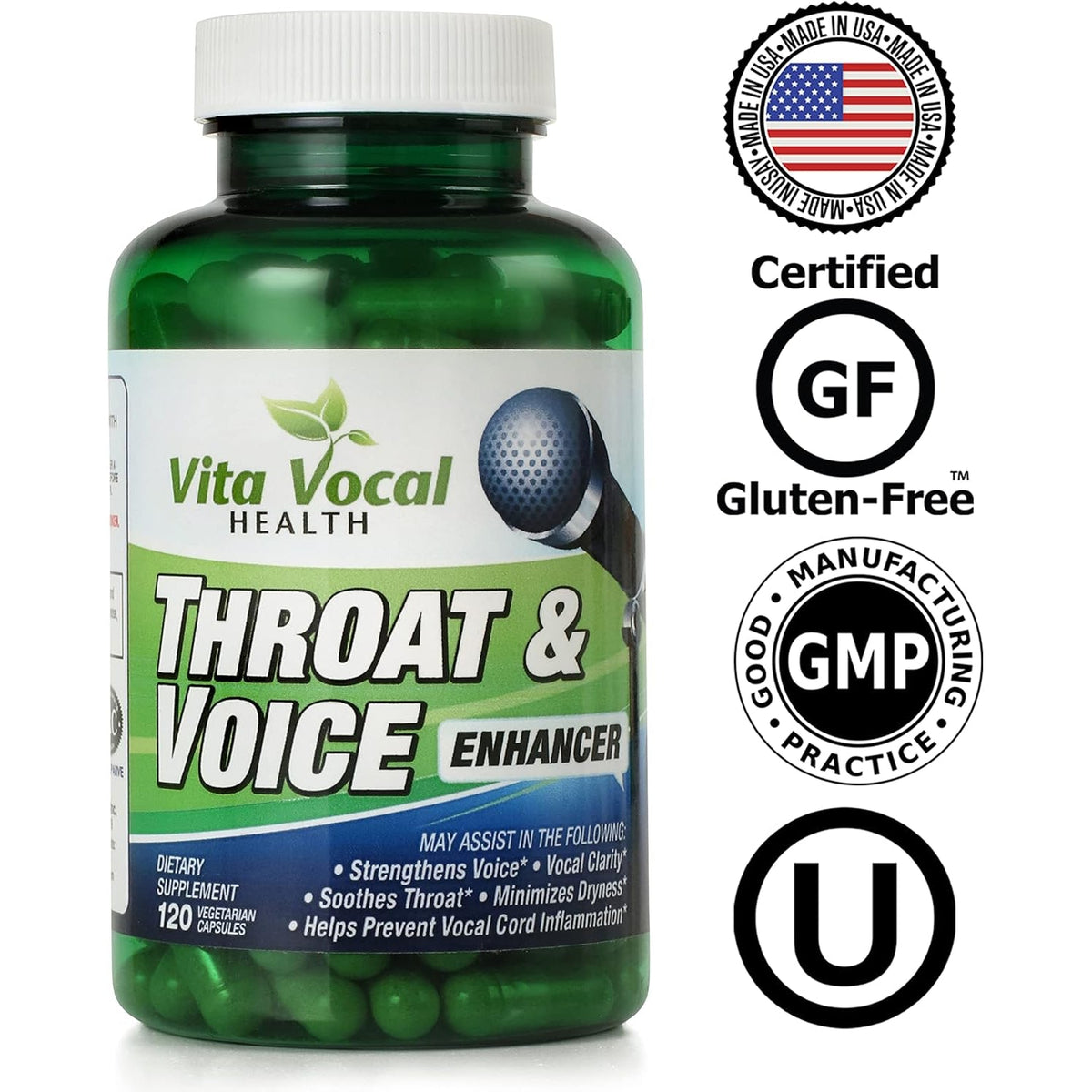 Vitavocal Throat & Voice Enhancer Eliminates or Reduces Hoarseness, Restores Vocal Clarity Amazing Voice Remedy for Vocal Troubles for Singers, Actors, Public Speakers