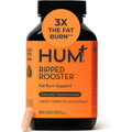 HUM Ripped Rooster Natural Green Tea Extract Capsules with Chromium, 7 Keto DHEA, Gluten Free Vegan Green Tea Supplement to Support Cravings, Healthy Diet & Management, 60 Count