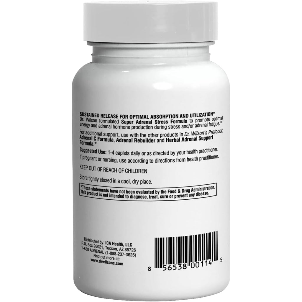 Doctor Wilson'S Original Formulations Super Adrenal Stress Formula 150 Caplets Adrenal, HPA Axis, Fatigue, and Energy Support