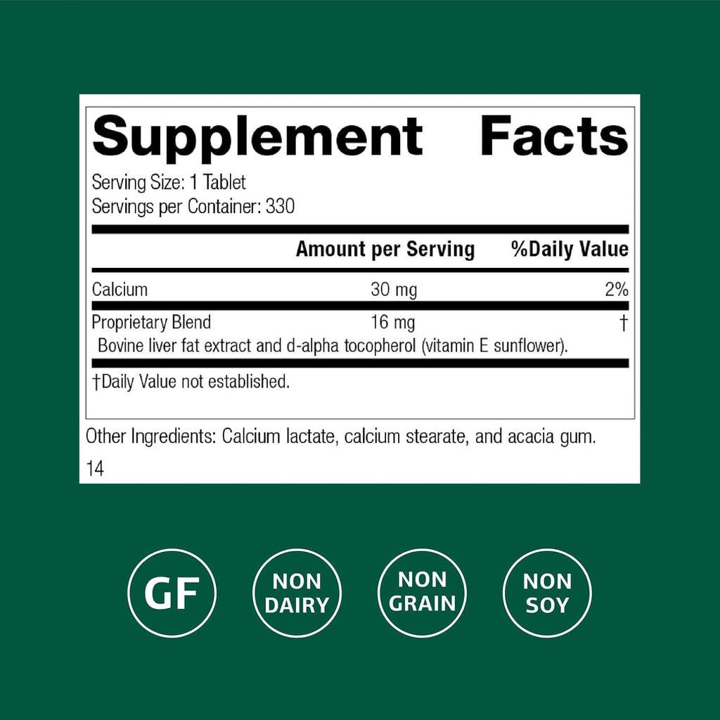 Standard Process Antronex Liver Health Dietary Supplement - Gluten-Free, Non-Dairy, Non-Soy & Non-Grain Immune Care - 330 Tablets