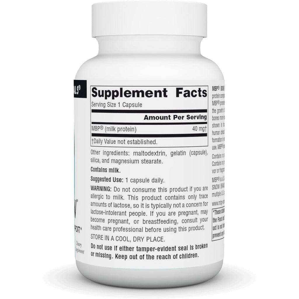 Source Naturals MBP Bone Renew, Milk Protein for Advanced Density Support* - 60 Capsules