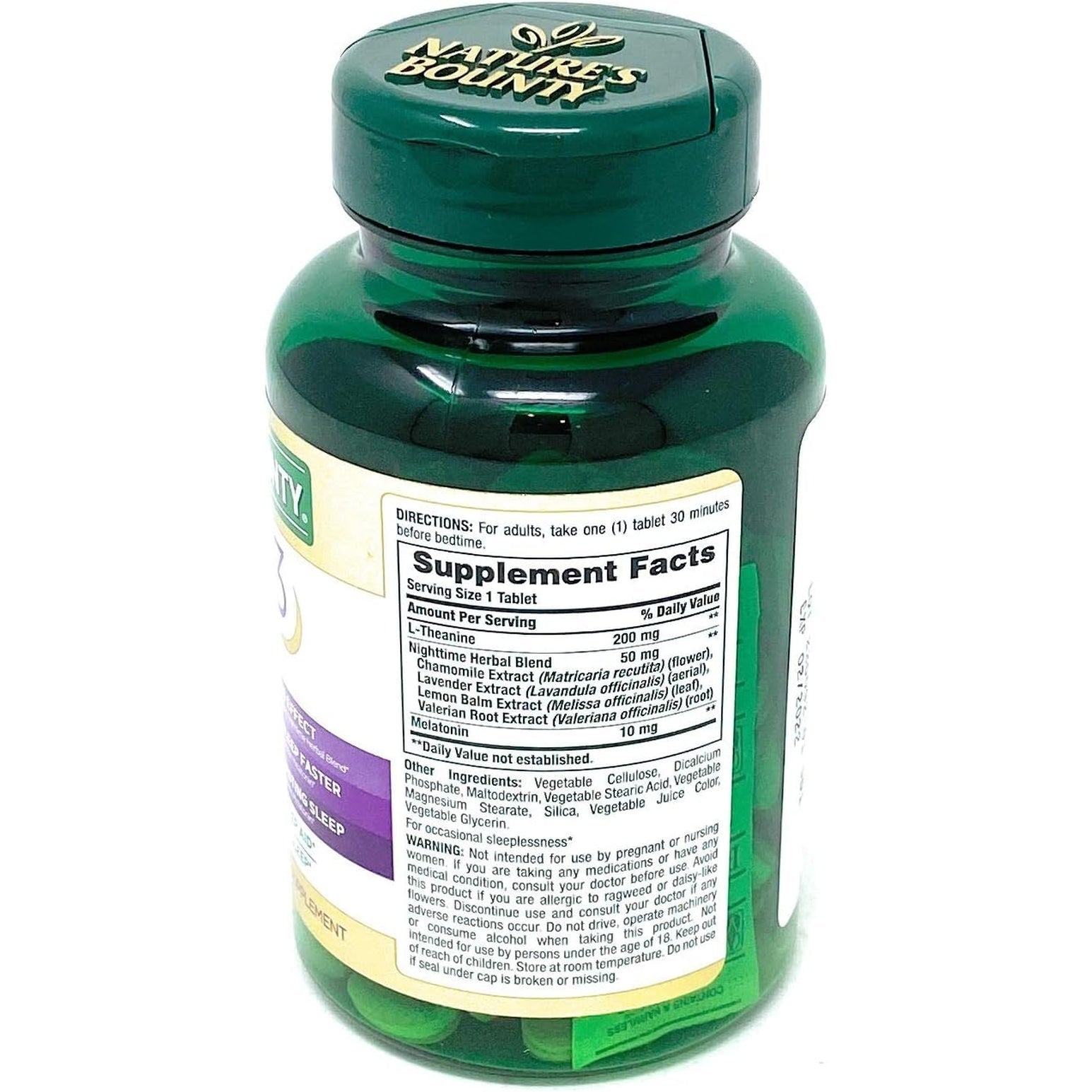 Nature'S Bounty Sleep3 10Mg. Melatonin, 120 Tablets