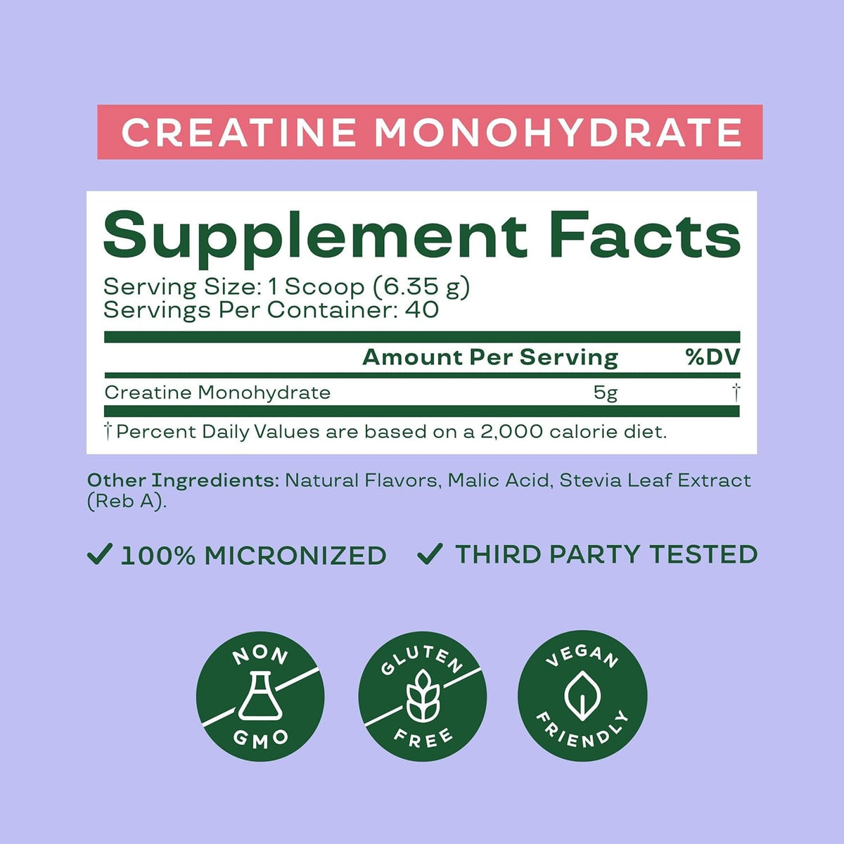 Bloom Nutrition Creatine Monohydrate Powder, 5G Micronized Creatine per Serving, Supports Muscle Recovery, Strength, Endurance, Pre or Post Workout, Gluten Free, Non GMO, Raspberry Lemon, 40 SVG, 9 Oz