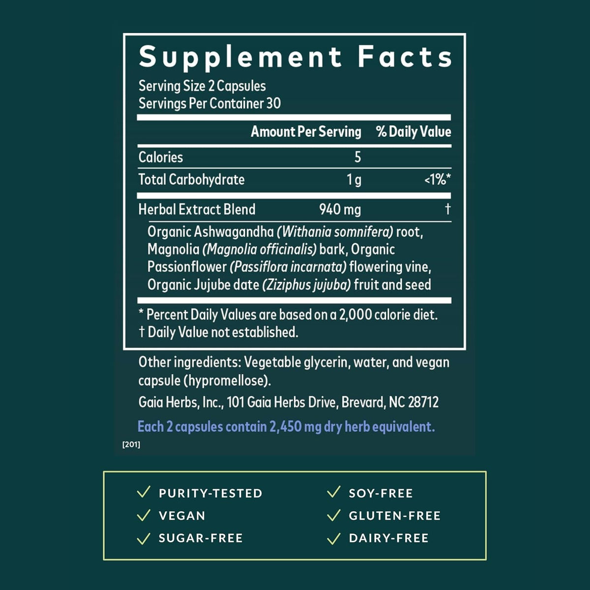 Gaia Herbs Sleepthru - Sleep Support Supplement with Ashwagandha Root, Magnolia Bark, Passionflower & Jujube Date* - 60 Vegan Liquid Phyto-Caps (30 Servings)