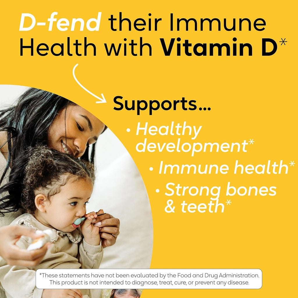 Biogaia Immune Active Baby Probiotic Drops + Vitamin D | for Babies & Toddlers 0-36 Months | Supports Digestive & Immune Health | Allergen, Dairy, Soy & Gluten Free | 50 Day Supply