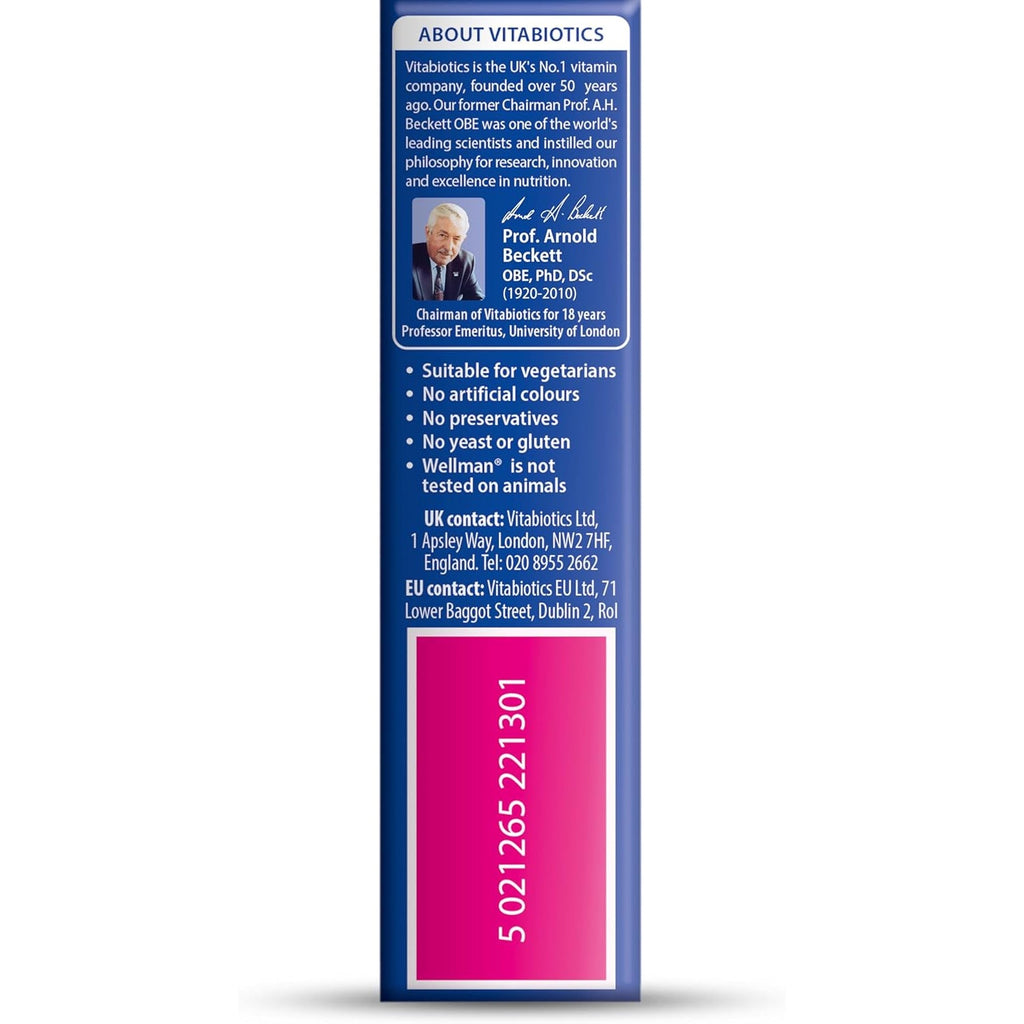 Vitabiotics Wellman 30 Tablets