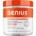 The Genius Brand Genius Consciousness - All-In-One Brain Health Supplement for Clarity - Supports Concentration, Creative Thinking, Energy & Memory - Powered by Nootropics - 15 Servings - Snow Cone