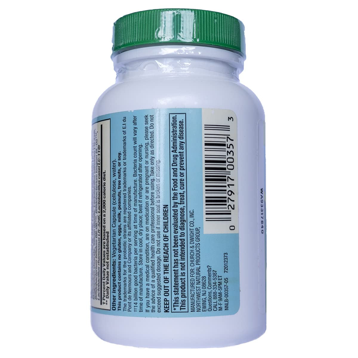 Nutrition Now Pb8 Acidophilus Veg, Capsule, 120 Ct