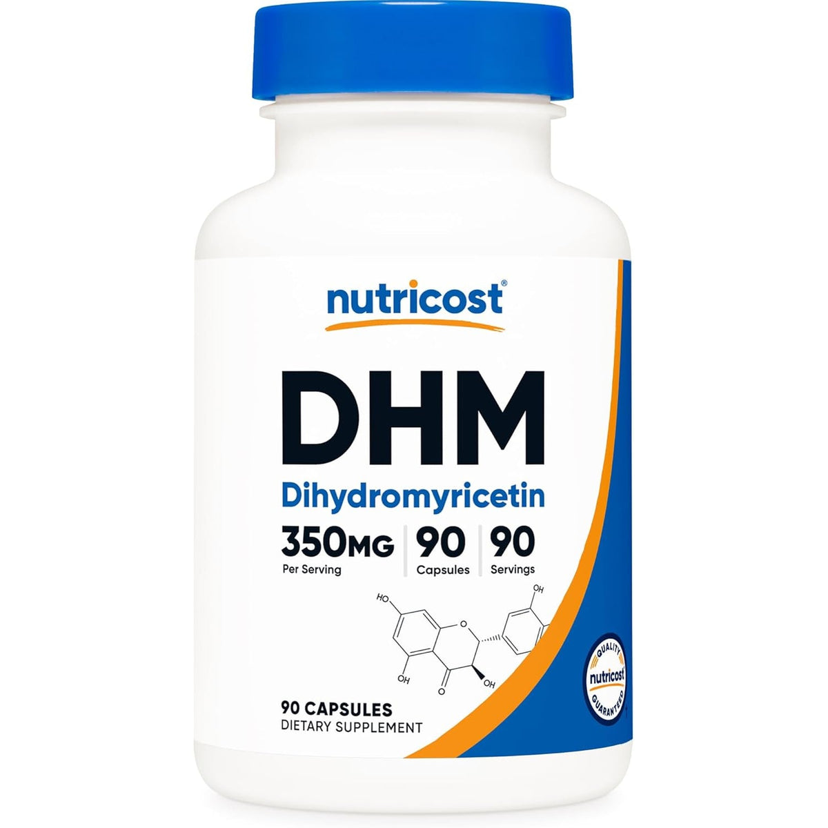 Nutricost Dihydromyricetin (DHM) Capsules (350Mg, 90 Capsules) - Vegan, Non-Gmo, 90 Servings