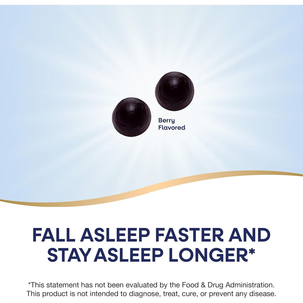 Nature'S Way Sleep Well Melatonin and Magnesium Gummies, Sleep Support for Adults*, with Ashwagandha, Berry Flavored, 90 Gummies