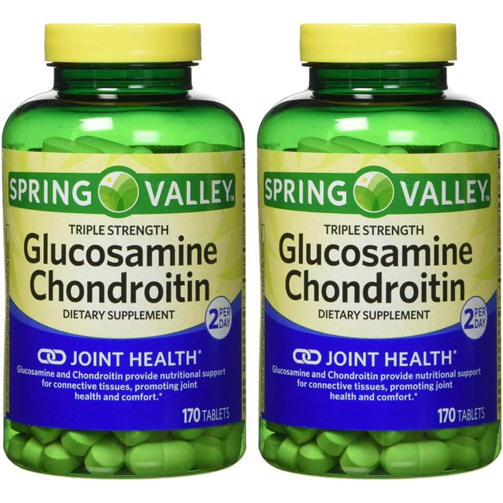 Spring Valley - Glucosamine Chondroitin, Triple Strength, 340 Tablets, Twin Pack
