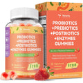 Totaria Sugar Free 5-In-1 Probiotic Prebiotic Postbiotic Gummy, 36 Strains Probiotics for Women Men with Digestive Enzymes, Peppermint, Complete Immune, Gut & Digestive Support, Vegan, 60 Counts