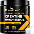 Forestleaf Micronized Creatine Monohydrate Powder - Maximize Muscle Growth & Strength - Unflavored Creatine for Women and Men - 5G per Serving - 100 Servings