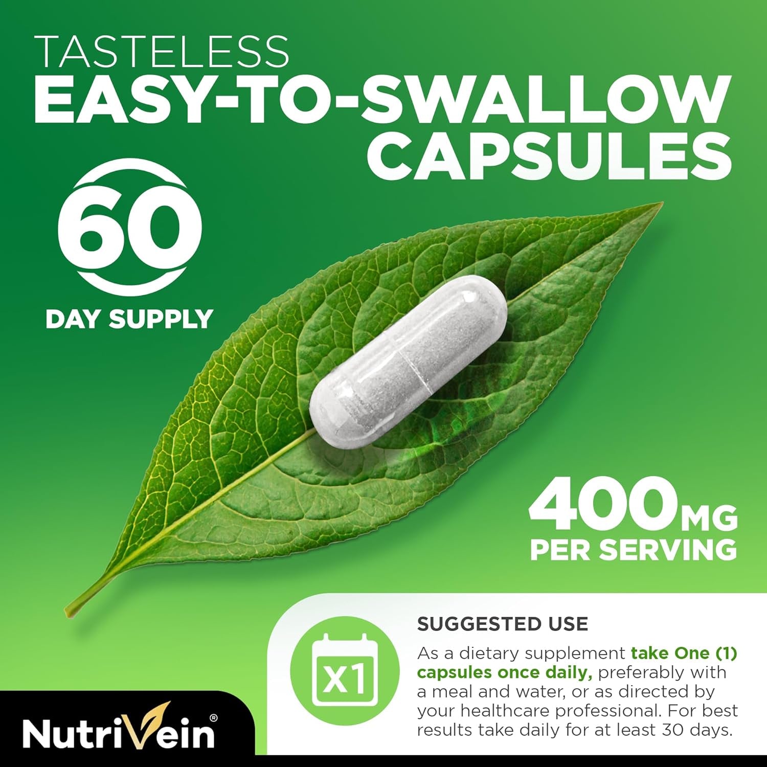Nutrivein Premium DIM Supplement 400 Mg Daily - 120 Servings (120 Capsules): Diindolylmethane for Women and Men - plus Bioperine - Estrogen Supplement - Menopause and Middle Age Support