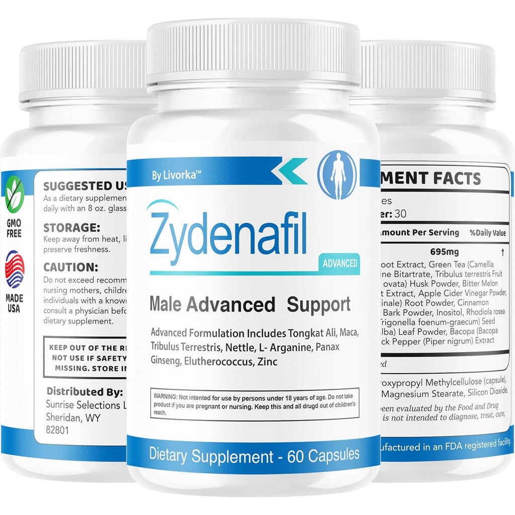 Zydenafil, Zydenafil Pills for Men, Zydenafilpills for Men Advanced Formula, Zydenafil Pills All Natural Supplement Support, Zydenafilpills Advanced Formula, 60 Capsules for 1 Month