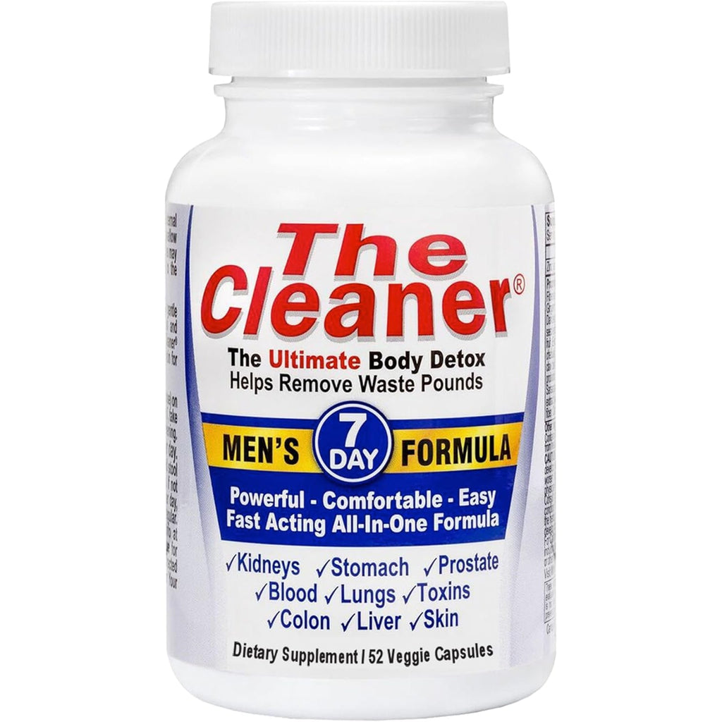 Century Systems the Cleaner Detox, Powerful 7-Day Complete Internal Cleansing Formula for Men, Support Digestive Health, 52 Vegetarian Capsules