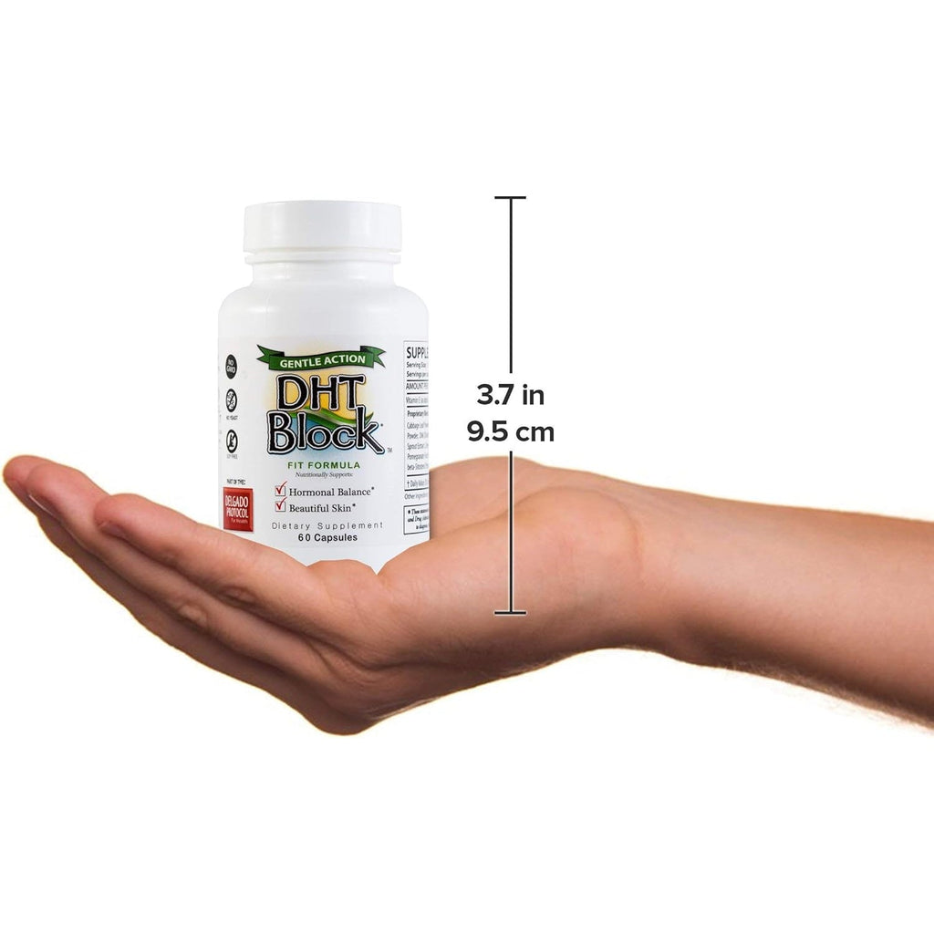 DHT Block - DHT Blocker Supplement for Skin, Acne, Hair, and Hormonal Balance. Dim, Astragalus Root, Turmeric, Natural Ingredients. for Men and Women - 60 Vegan Capsules