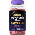 Carlyle Melatonin Gummies 12Mg | 100 Count | Berry Flavor | Vegan Supplement | Non-Gmo, Gluten Free