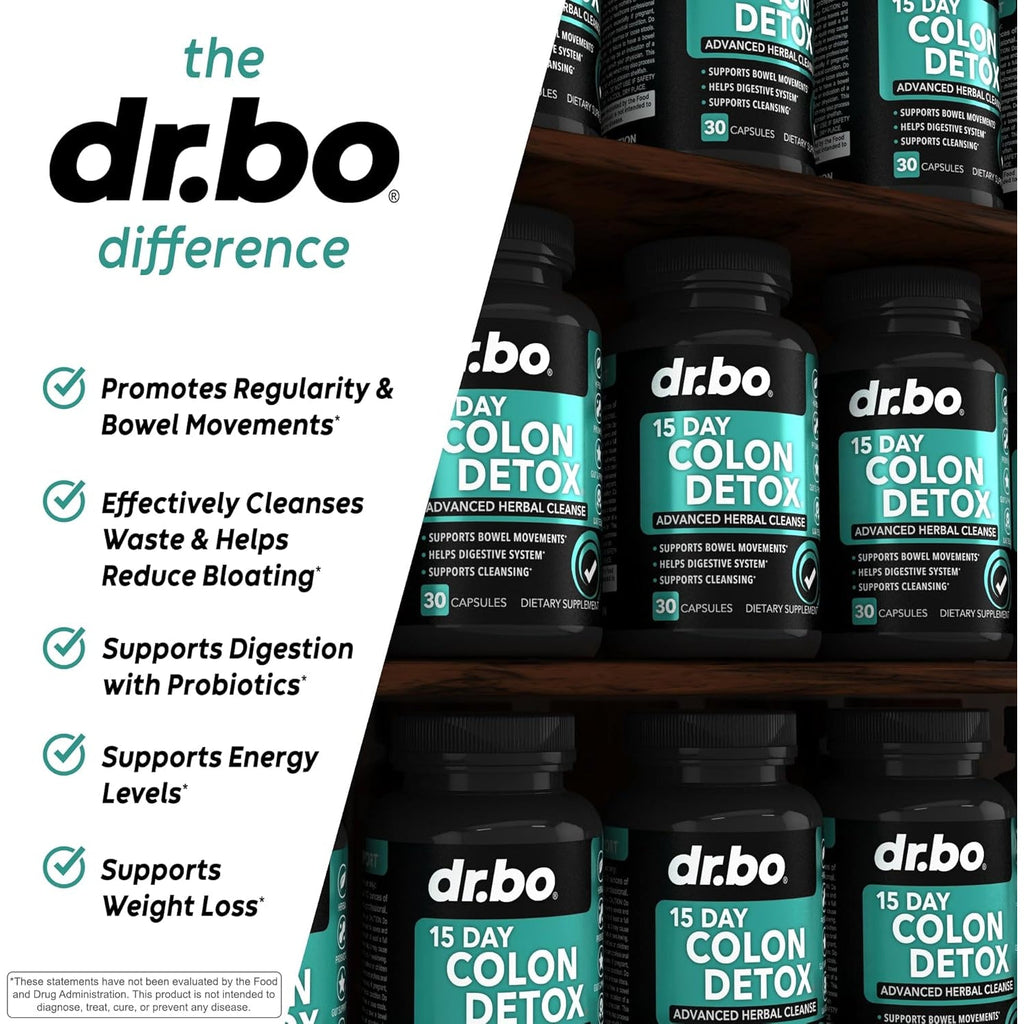 Colon Cleanser Detox for Weight Flush - 15 Day Intestinal Cleanse Pills & Probiotic - Fast Natural Laxative for Constipation Relief - Bowel Movement Supplements for Stomach Bloating, Gut Loss Support