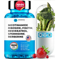 Liposomal Nicotinamide Riboside NR Supplement Resveratrol NAD : Nicotinamide 500Mg W/Fisetin, Resveratrol Powder Spermidine Berberine NAD Resveratrol Supplement 500 Mg - 60 Caps 1 Pack