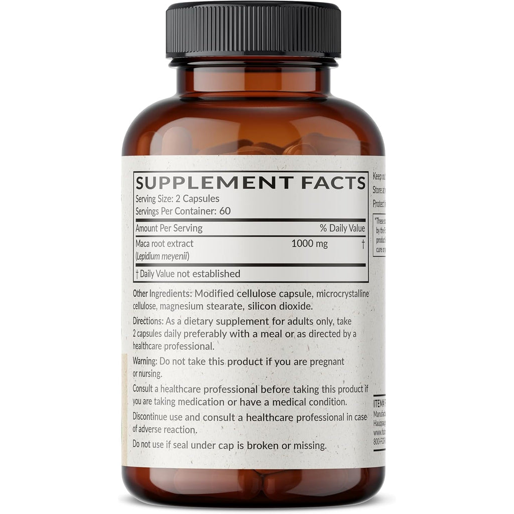 Futurebiotics Maca Root Extra Strength Supports Energy, Stamina & Reproductive Health, Non-Gmo, 120 Vegetarian Capsules