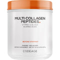 Codeage Multi Collagen Protein Powder Peptides, Hydrolyzed Collagen for Women & Men, Collagen Supplements, Grass Fed Bone Broth, 2-Month Supply, Unflavored, Type 1, 2, 3, 5 & 10, Non-Gmo - 20 OZ
