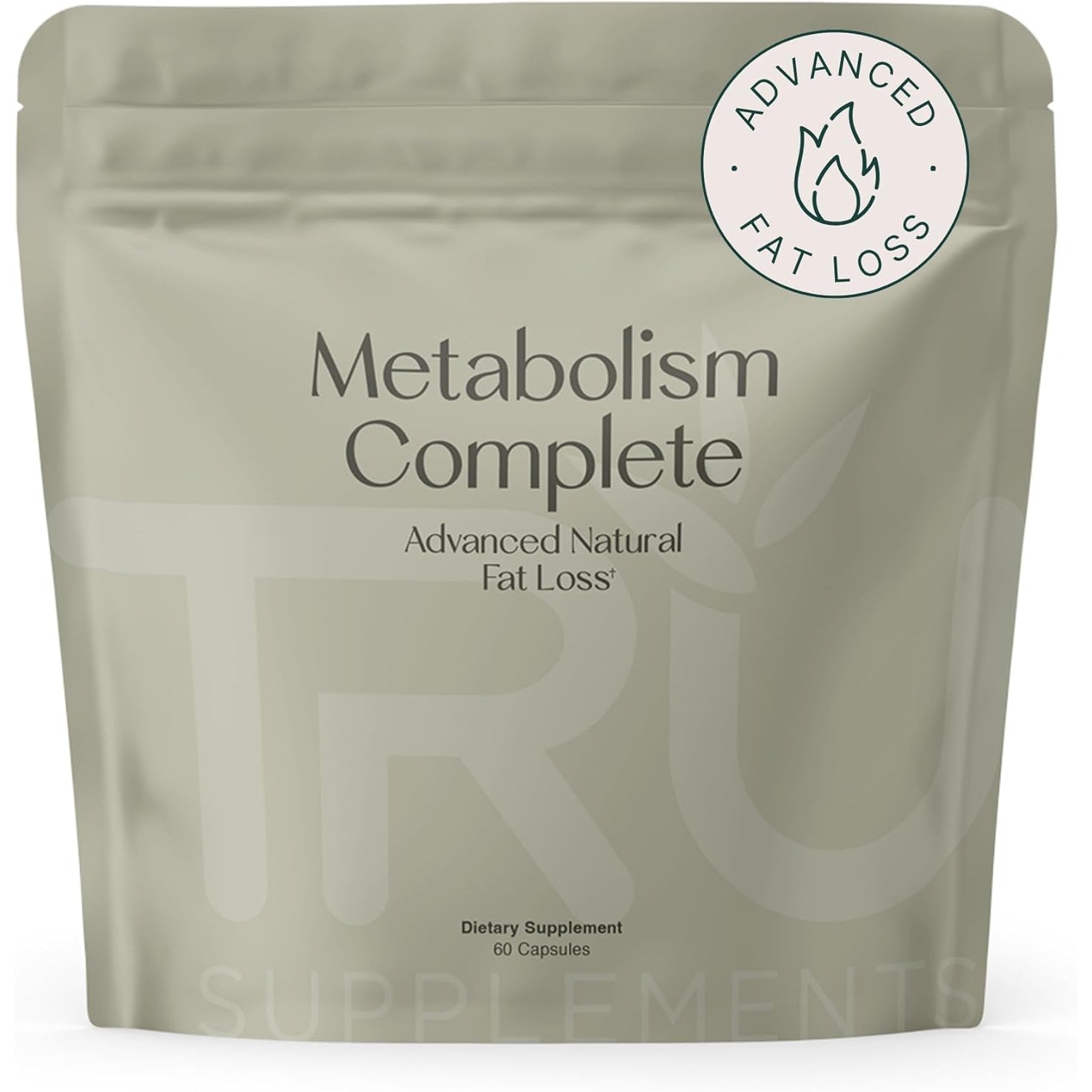 TRU Supplements Metabolism, Advanced Fat Loss, Fight Cravings, Boost Mood, No Jitters or Crash, 30 Servings