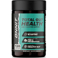 ONNIT Total Gut Health Daily Digestive Support, IGEN Non-Gmo Tested Digestion Supplement for Women and Men with 7 Strains of Probiotics, Prebiotics, Enzymes and Betaine HCL, 120 Count