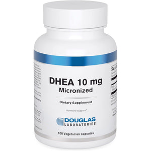 Douglas Laboratories DHEA 10 Mg Capsules - Micronized - Supports Hormone Balance, Immunity, Brain, Bone Health & Metabolism* - Non-Gmo - 100 Vegetarian Capsules