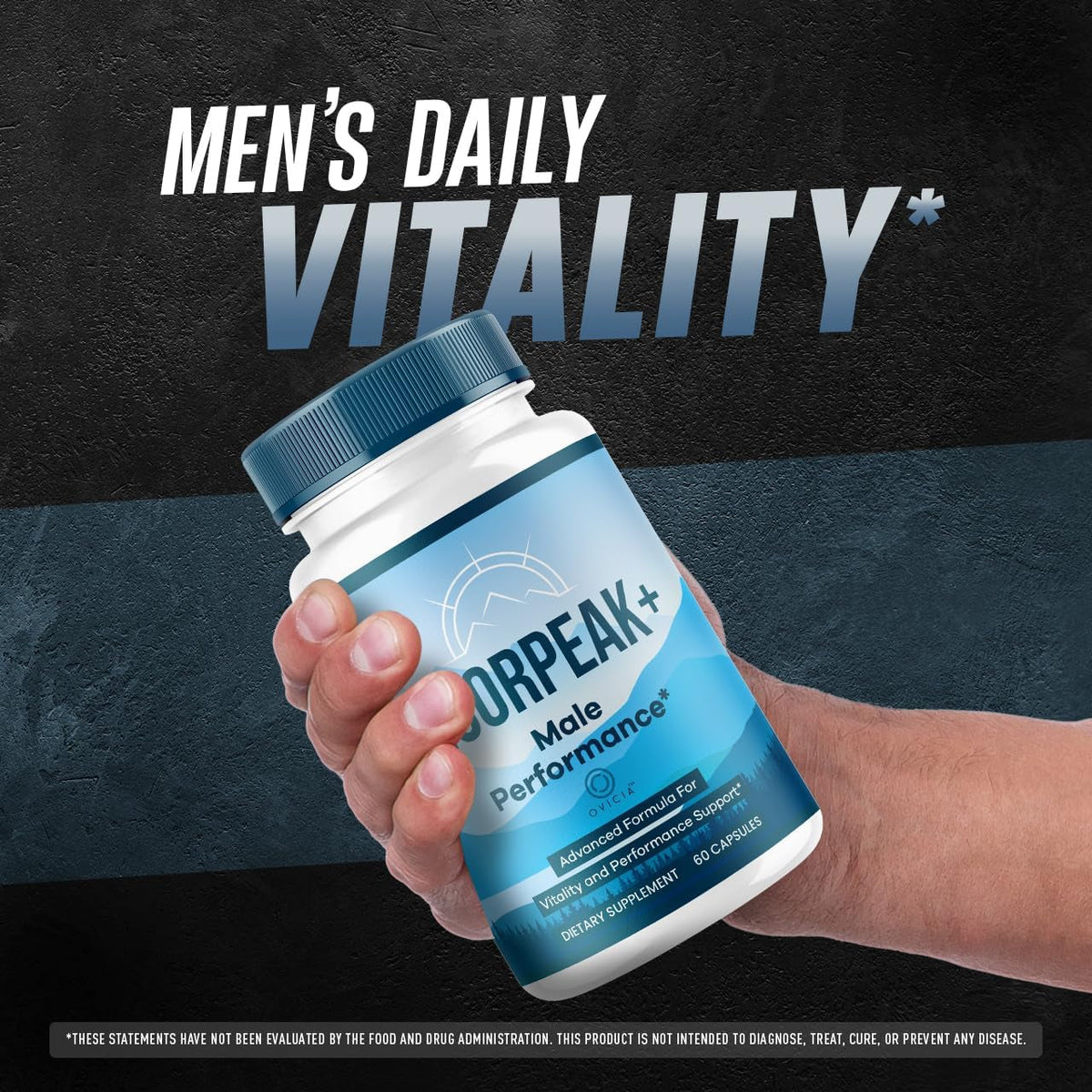 Vigor Peak Capsules - Official Vigorpeak Pills Advanced Premium Formula Support Maximum Strength, All Natural Ingredients Vitamins for Overall Health & Wellness, 60 Capsules for 1 Month