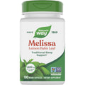 Nature'S Way Melissa Lemon Balm Leaf, Traditional Sleep Support*, Melatonin Free, 1500 Mg per 3-Capsule Serving, Non-Gmo Project Verified, 100 Vegan Capsules (Packaging May Vary)