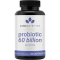 Luma Nutrition Probiotics 60 Billion CFU per Serving with Prebiotics - Probiotics for Women and Men - Formulated for Digestive Enzyme Health - Vegan & Gluten-Free - 60 Capsules