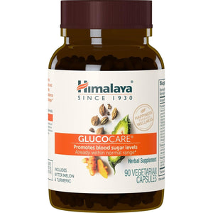 Himalaya Glucocare – Herbal Glucose Metabolism & Pancreatic Support with Bitter Melon, Gymnema, Triphala & Turmeric – Natural Blood Sugar Support – Vegan, Non-Gmo, Gluten-Free – 90 Capsules